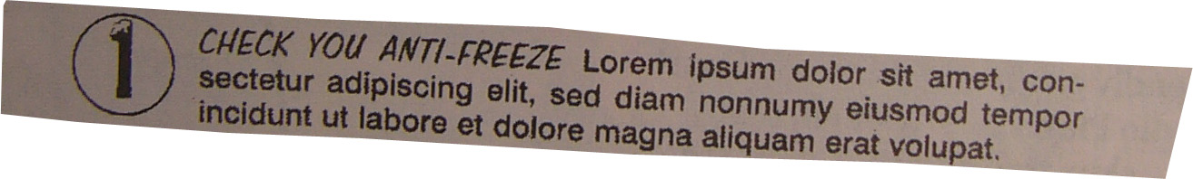 Winter motoring advice, direct from the Roman Empire.