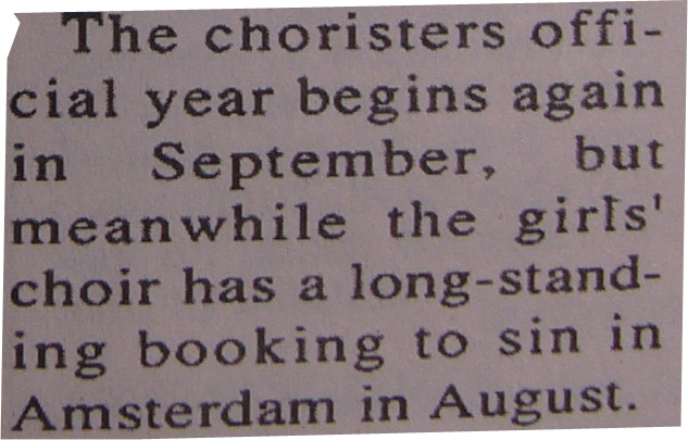 An ambitious departure from the usual repertoire.